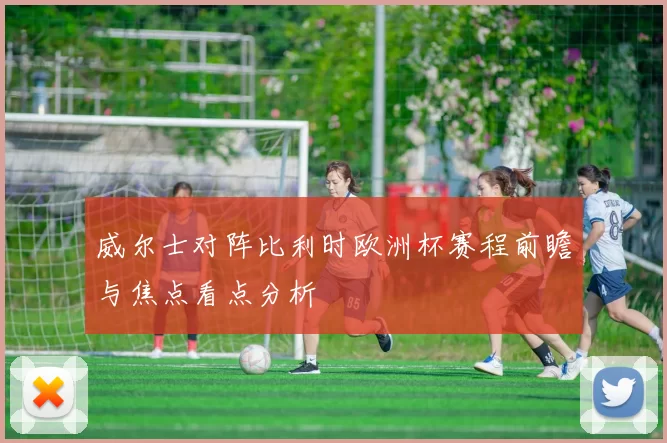威尔士对阵比利时欧洲杯赛程前瞻与焦点看点分析