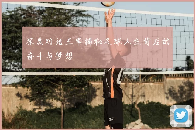 深度对话王军揭秘足球人生背后的奋斗与梦想